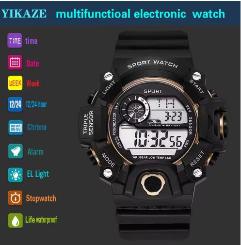 Montre de Sport Multifonction Étanche
