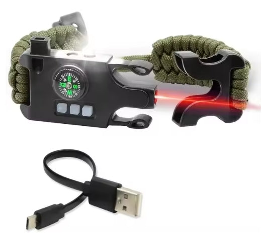 Tactical Survival Wristband Bracelet