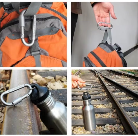 6pcs Backpack Carabiner