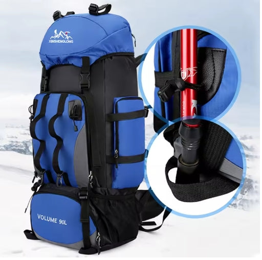 90L Waterproof Hiking Backpack