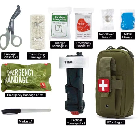 Pouch Survival First Aid Kit