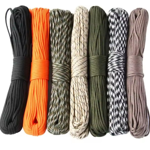 9-Core 650lb Paracord 5/15/31m