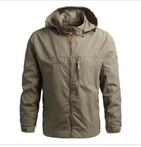 Autumn Men Hooded Jacket Waterproof