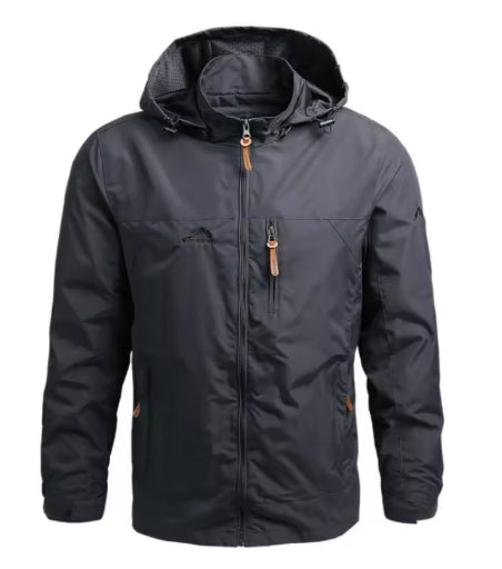 Autumn Men Hooded Jacket Waterproof